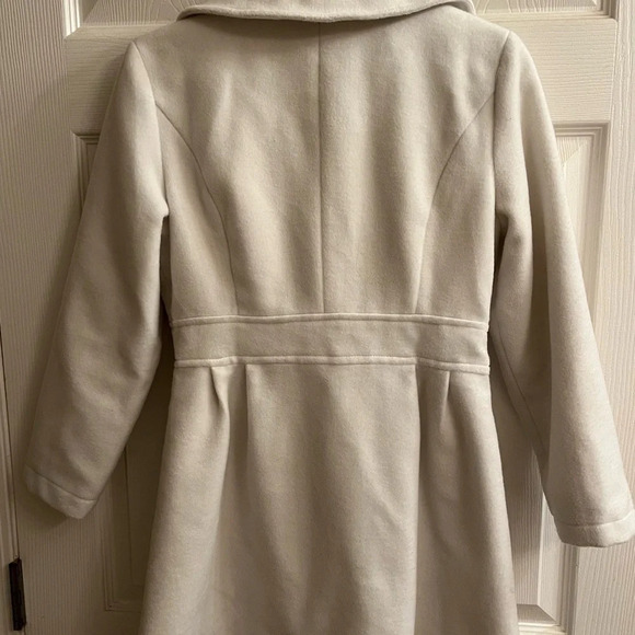 LEE YOUNG~VINTAGE~COAT~CREAM~S - Picture 2 of 7
